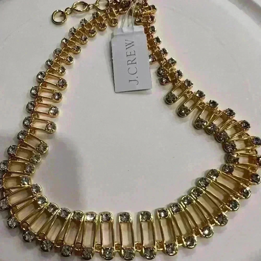 J Crew Loop Collar with Crystals - Picture 5 of 6